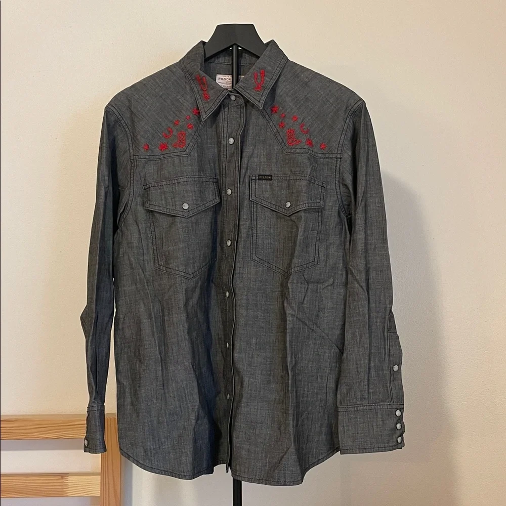 WOMEN'S EMBROIDERED WESTERN SHIRT - Picture 5 of 9